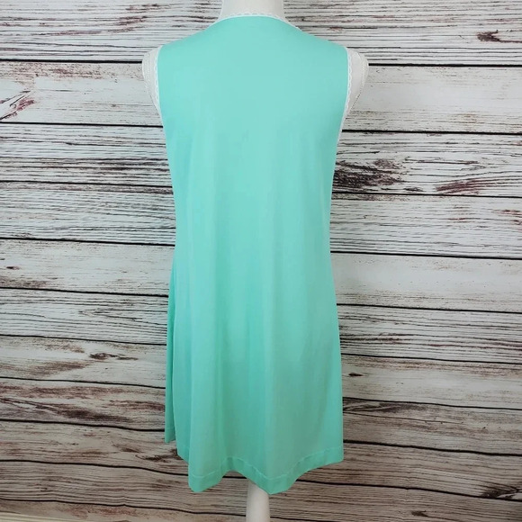 Gossard Artemis Small Vintage 60s Mint Green Nylon Nightgown Gown - Picture 5 of 8